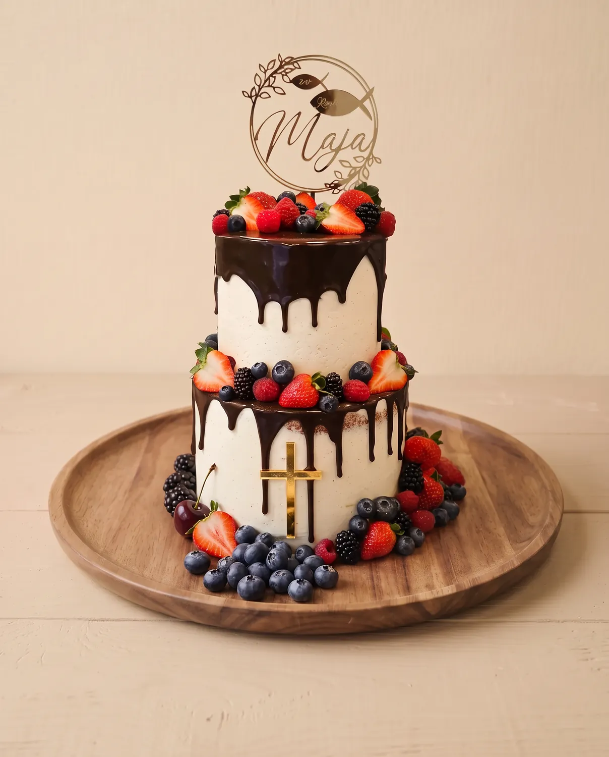 Dripcake mit Obst